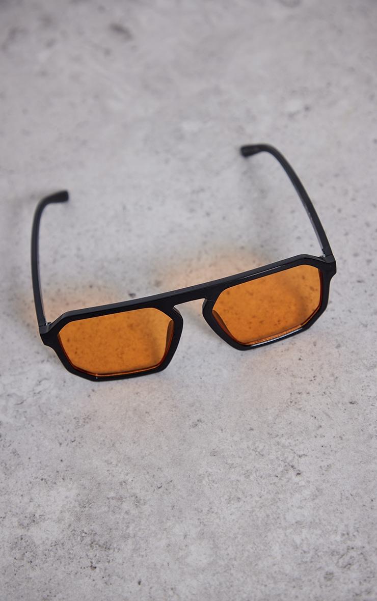 Orange Lens Aviator Sunglasses Product Image