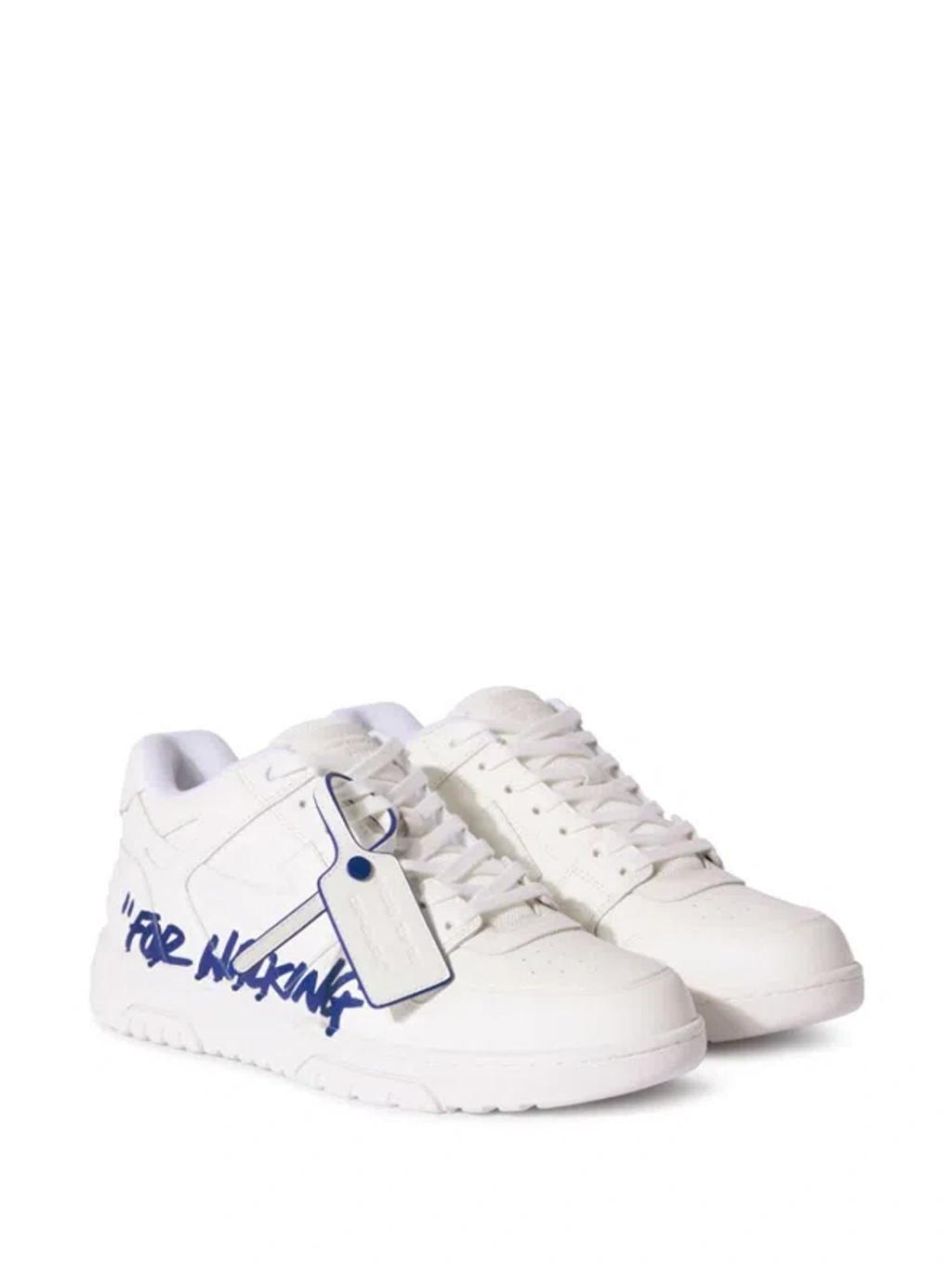 OFF-WHITE Out Of Office Sneakers In White,blue Product Image