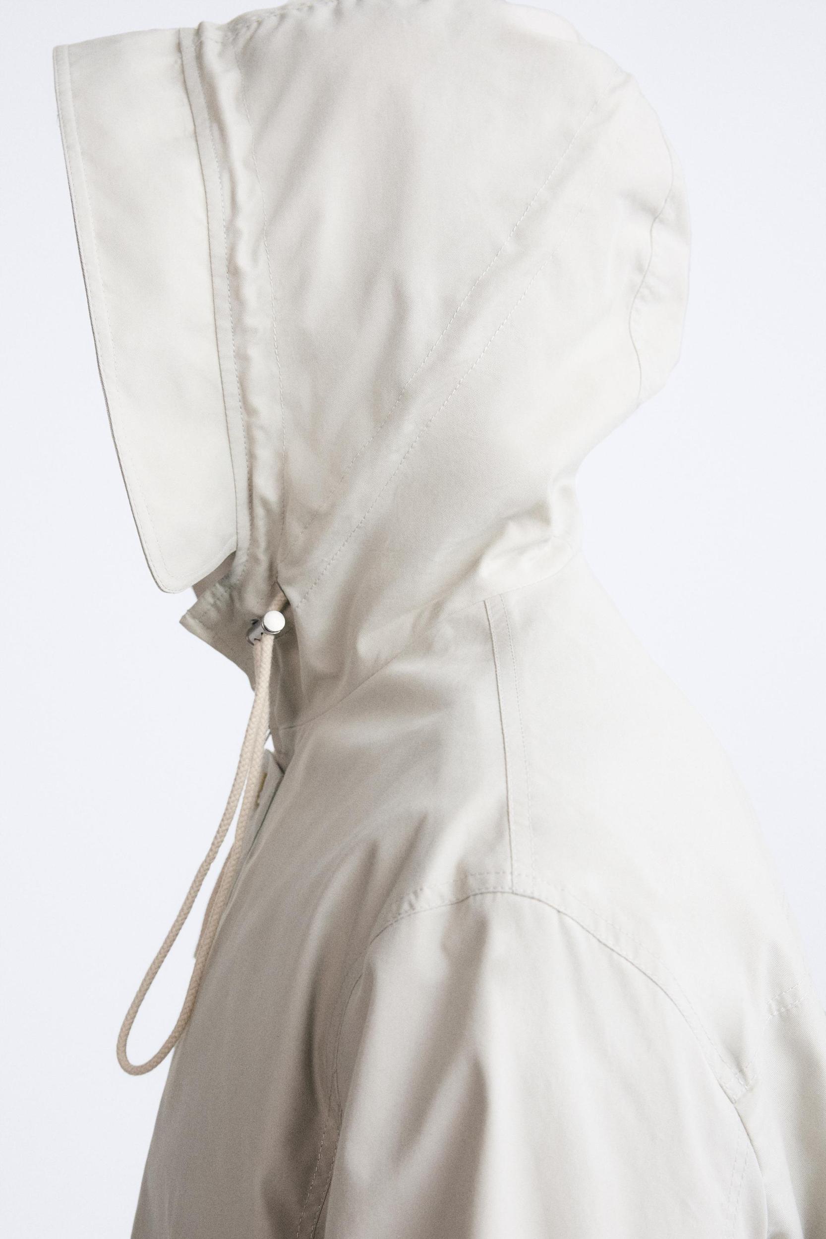 COTTON JACKET WITH HOOD Product Image