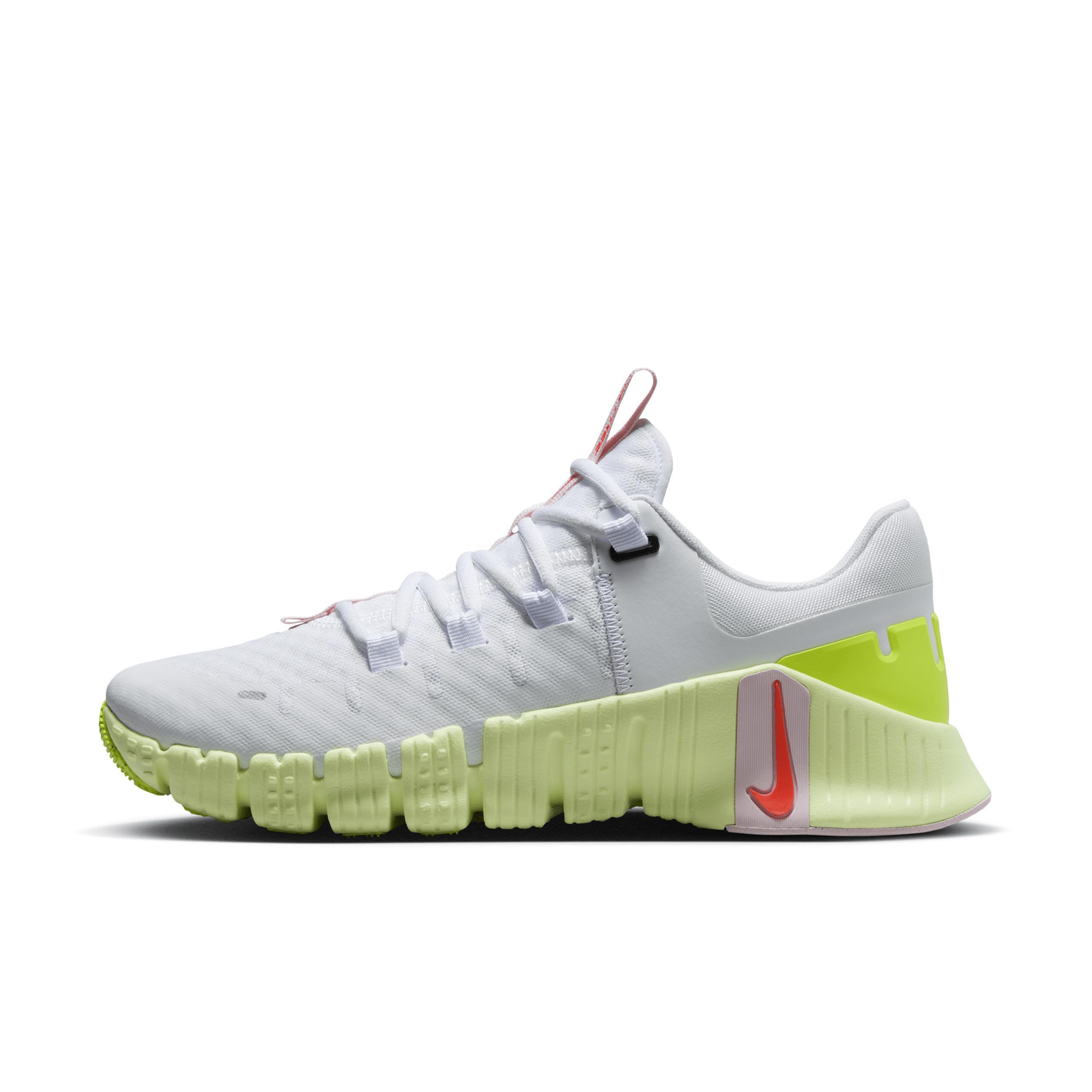 Nike Womens Free Metcon 5 - Running Shoes Bright Crimson/White/Barely Volt Product Image