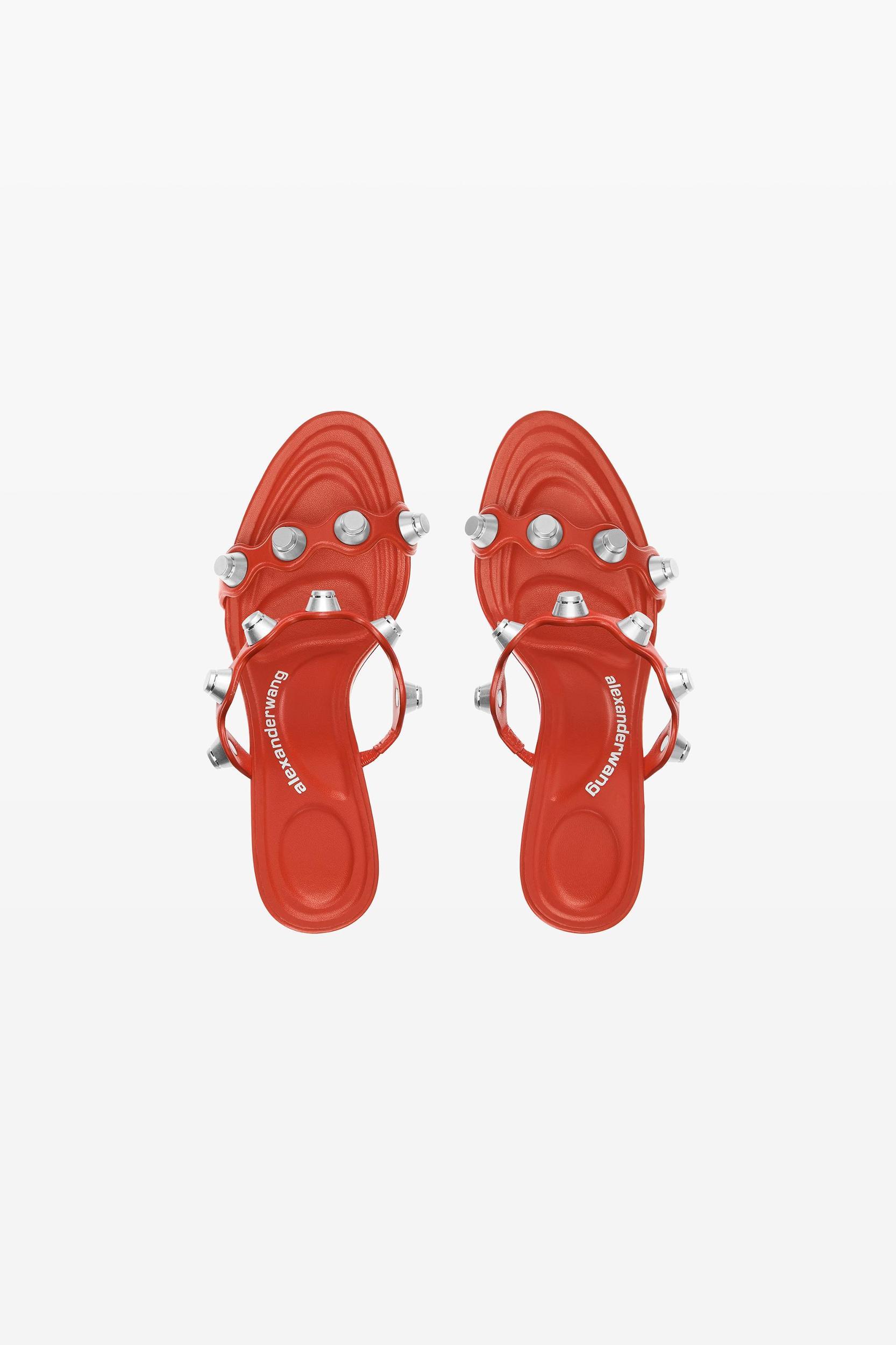Riot 85mm Lambskin Leather Sandal Product Image