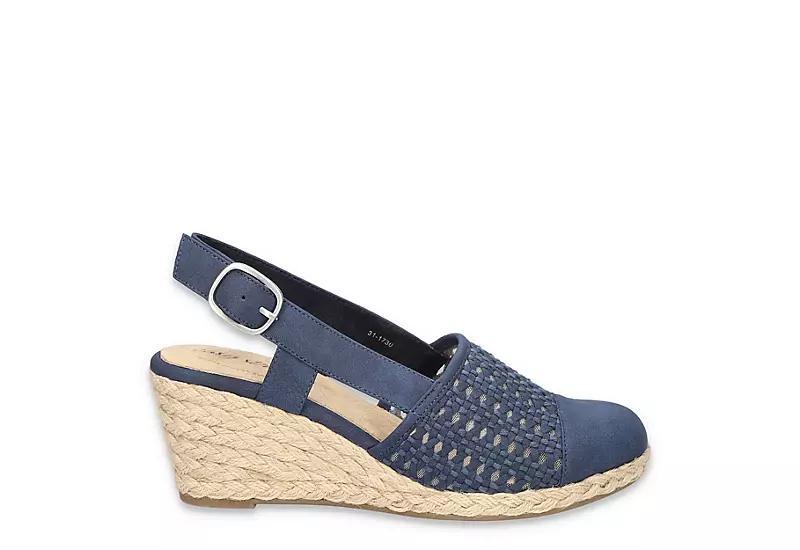 Easy Street Taffy Womens Slingback Espadrille Wedges Product Image