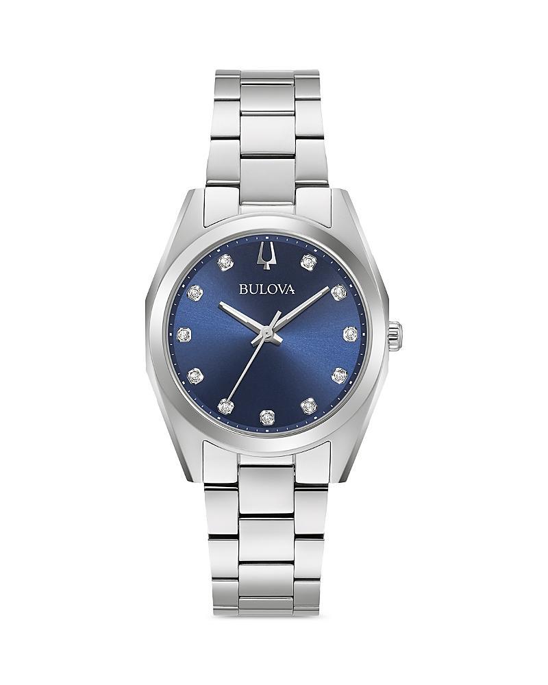 Bulova Womens Surveyor Quartz Analog Stainless Steel Bracelet Watch Product Image
