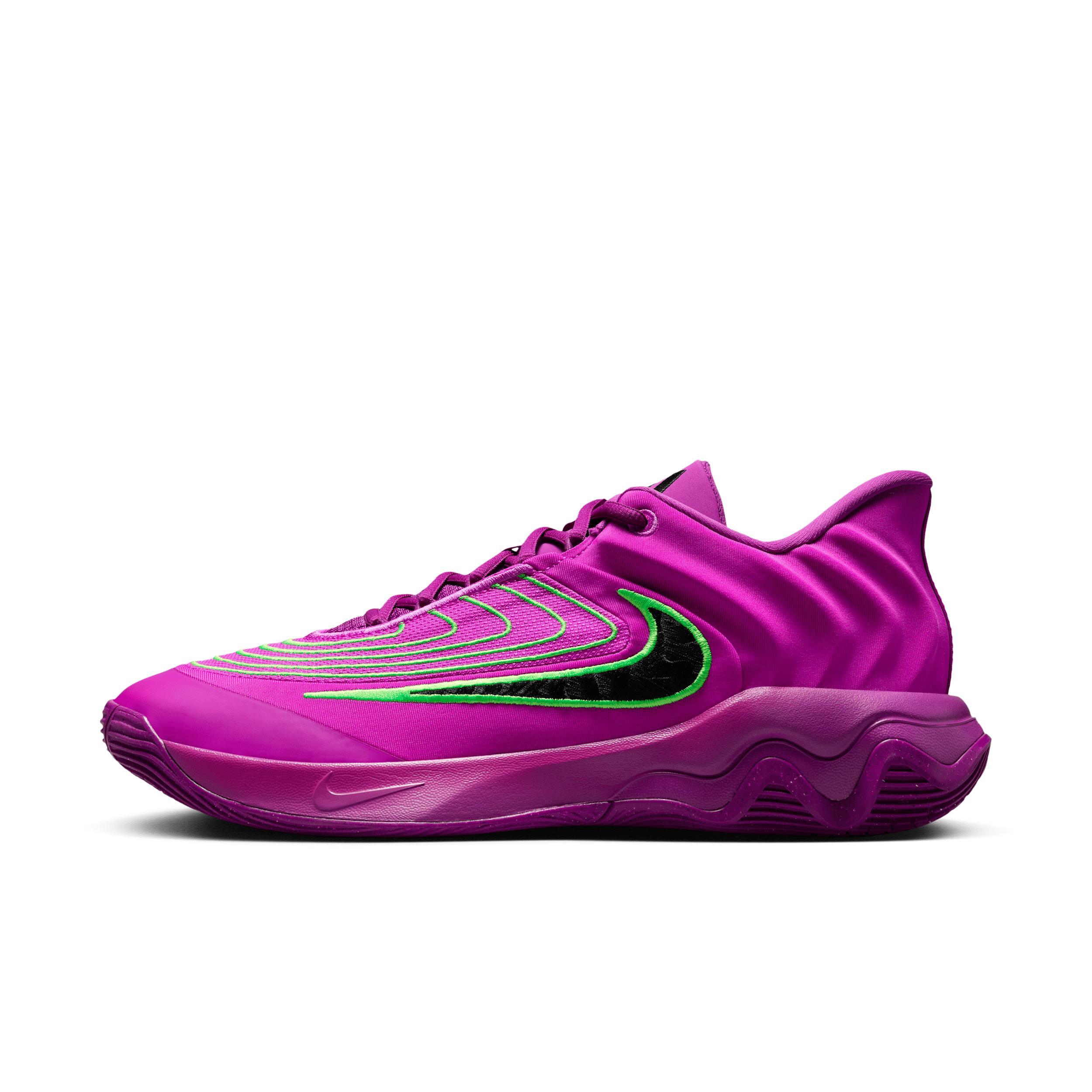 Nike Giannis Immorality 4 Men's Basketball Shoes, Size: 10.5, Purple Black Green Product Image