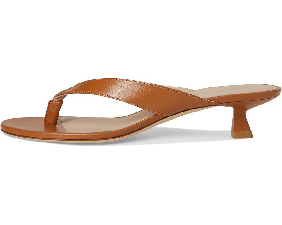 Carolina Metallic Leather Kitten Heel Sandal Product Image