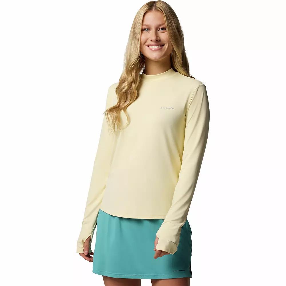 Women's Columbia Chill River UPF 50 Long Sleeve Mock Neck Shirt, Size: Small, Blue Product Image