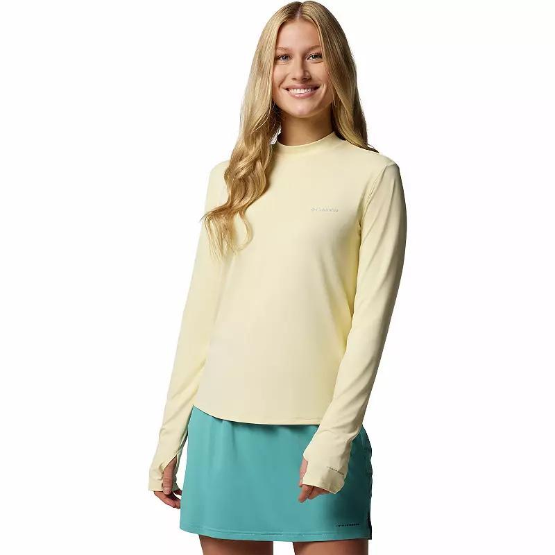 Women's Columbia Chill River UPF 50 Long Sleeve Mock Neck Shirt, Size: Small, Blue Product Image