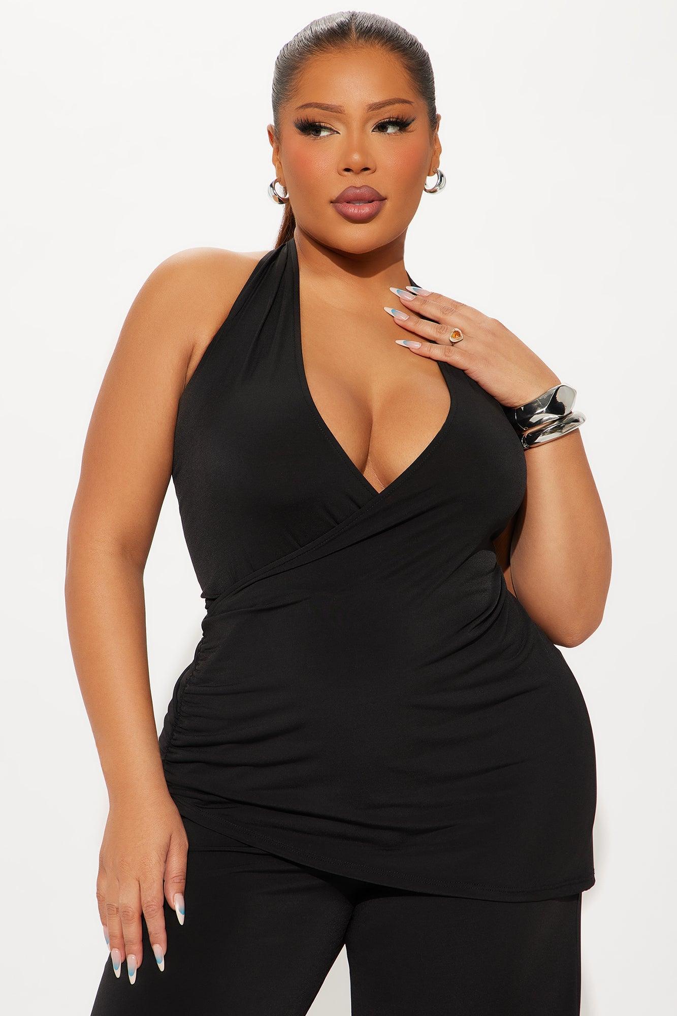 After Dark Fantasy Halter Jumpsuit - Black Product Image