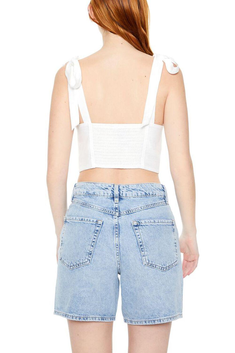 Tie-Strap Bustier Crop Top | Forever 21 Product Image