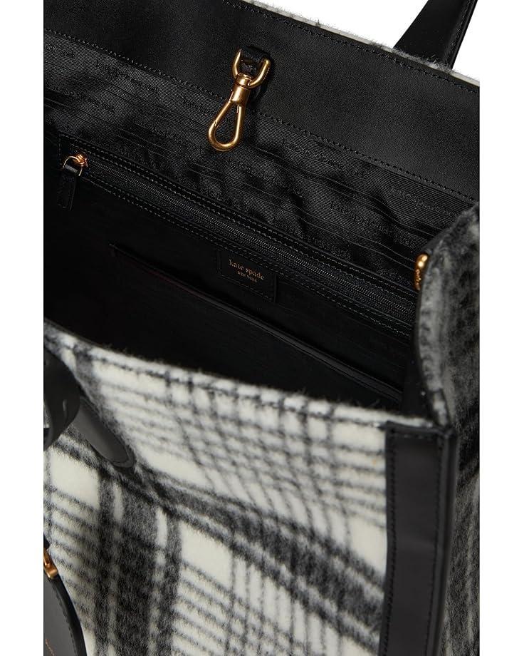 Kate Spade New York Manhattan Studio Plaid Fabric Large Tote Product Image