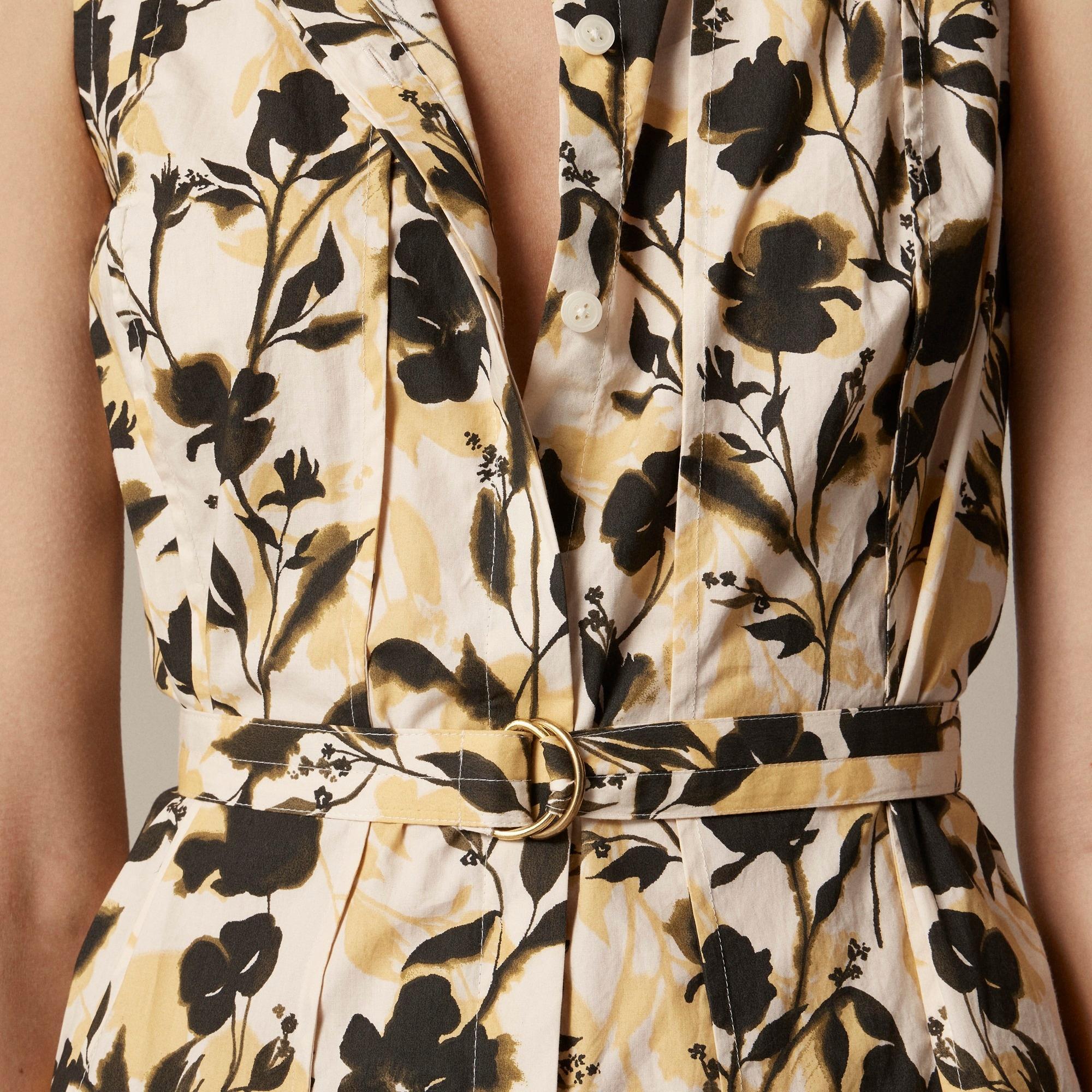 Seamed midi dress with removable belt Product Image