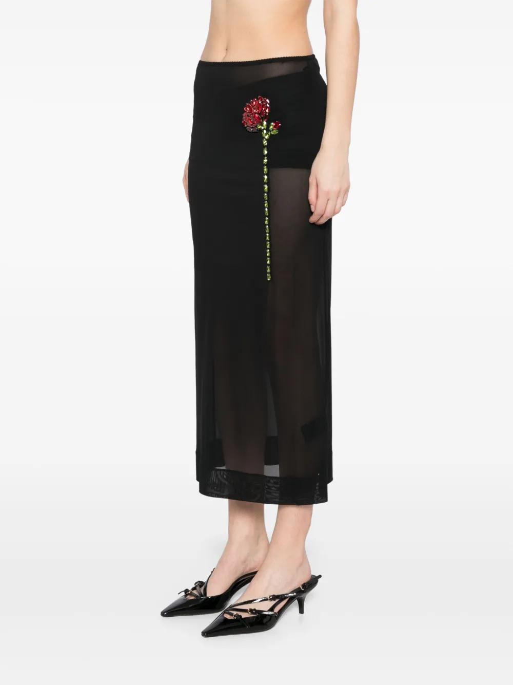 sheer column skirt Product Image