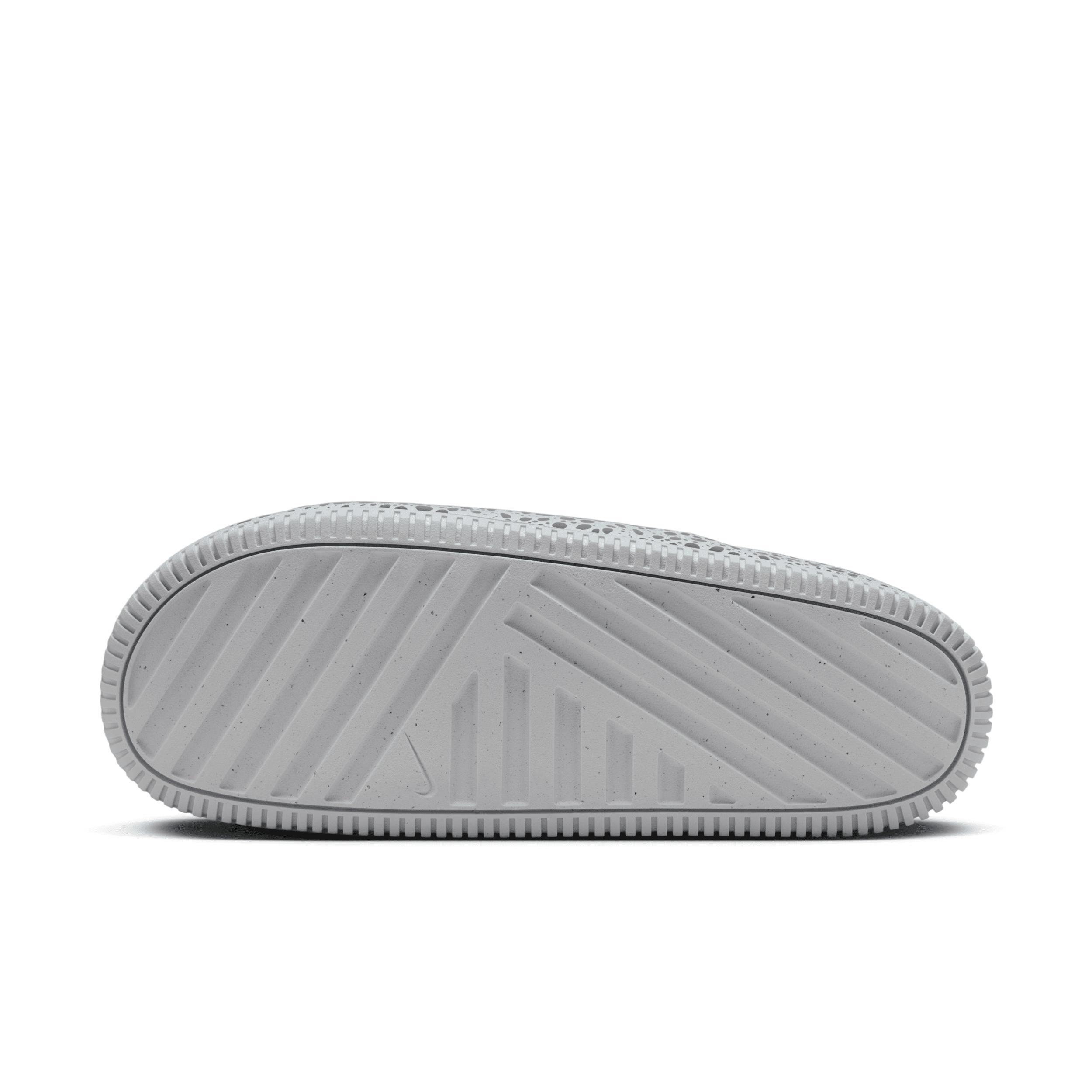 Nike Mens Calm Slides Print NS - Shoes Football Grey/Dk Obsidian/Football Grey Product Image