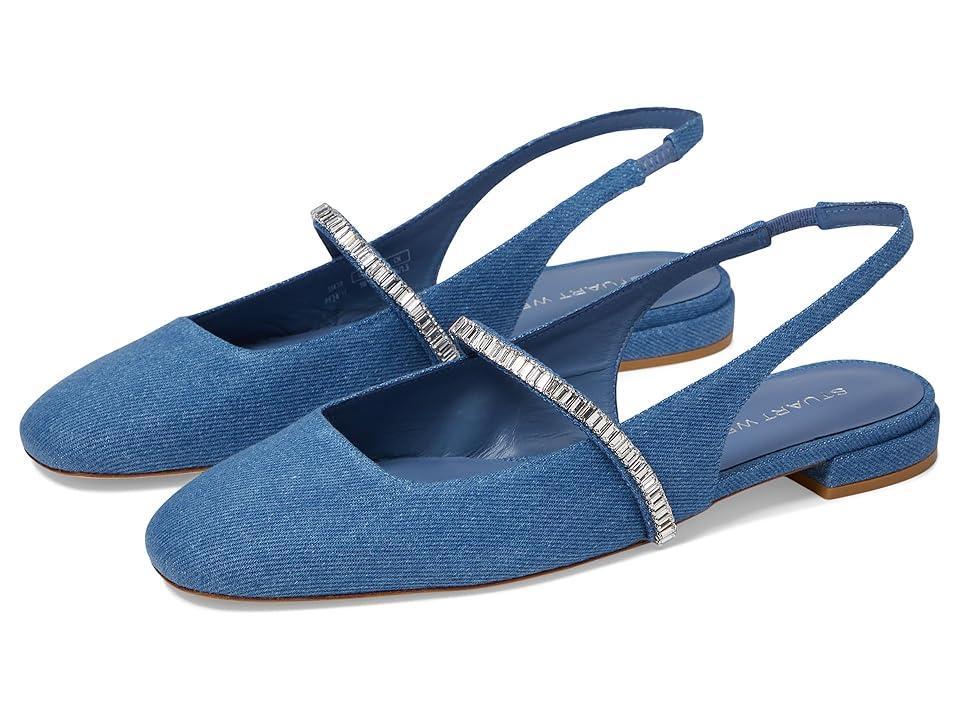 Womens Stefanie Leather Slingback Flats Product Image