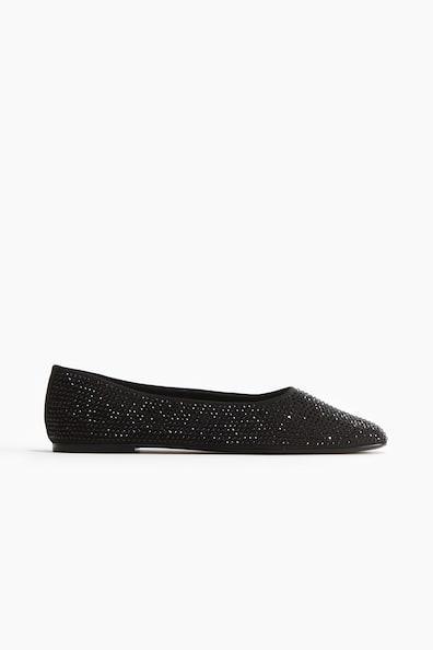 Scrunchie-detail ballet pumps Product Image
