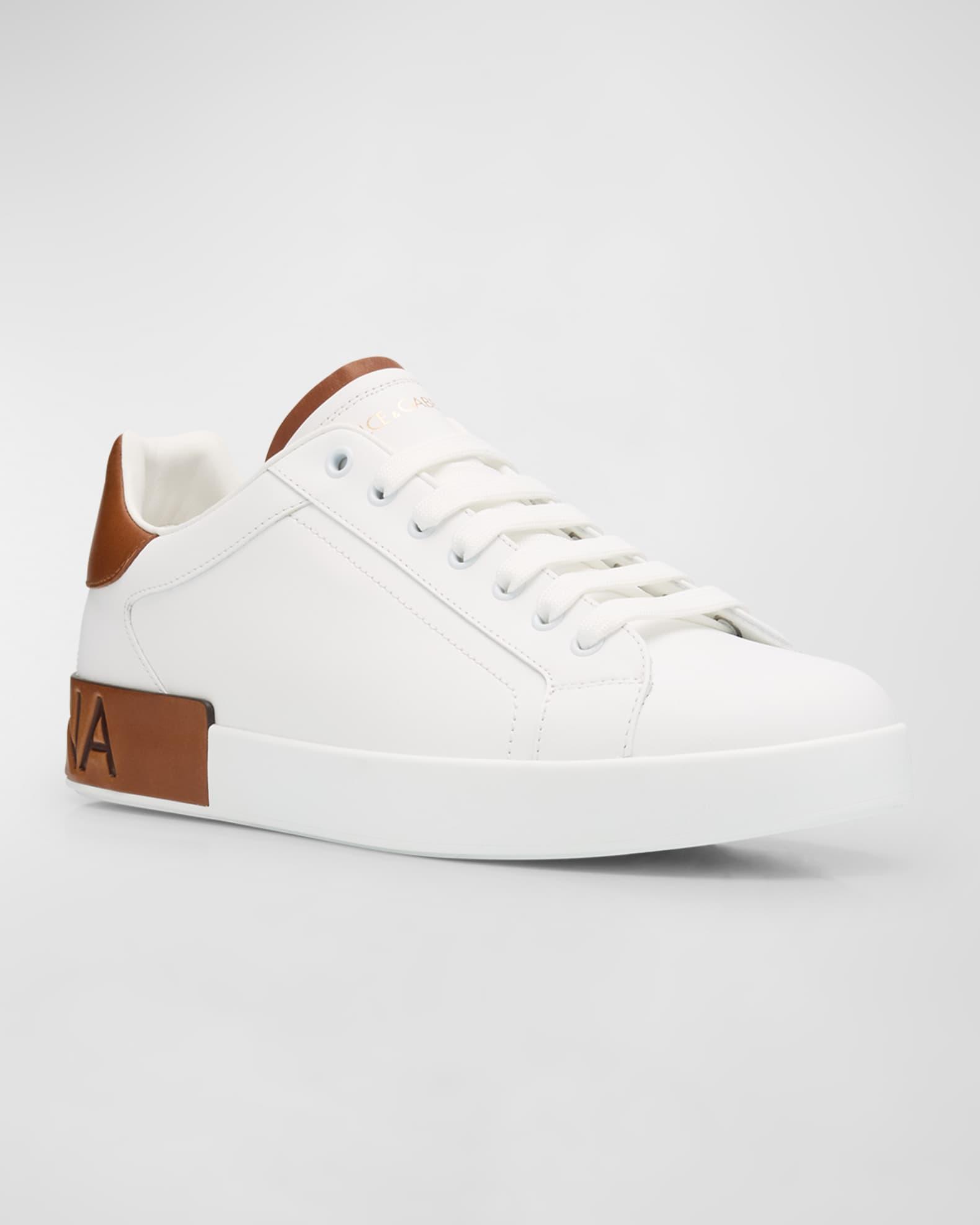 Men's Portofino Calfskin Low-Top Sneakers Product Image