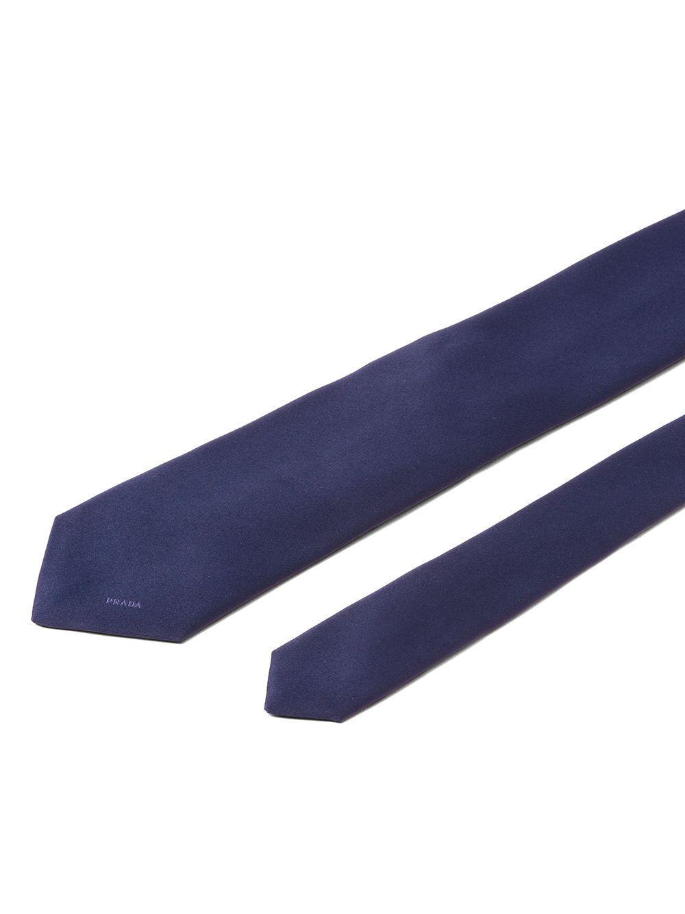 pointed satin tie Product Image