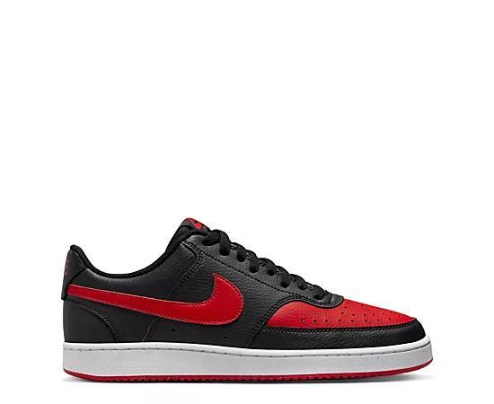Nike Court Vision Men's Shoes, Size: 11.5, University Red White Product Image