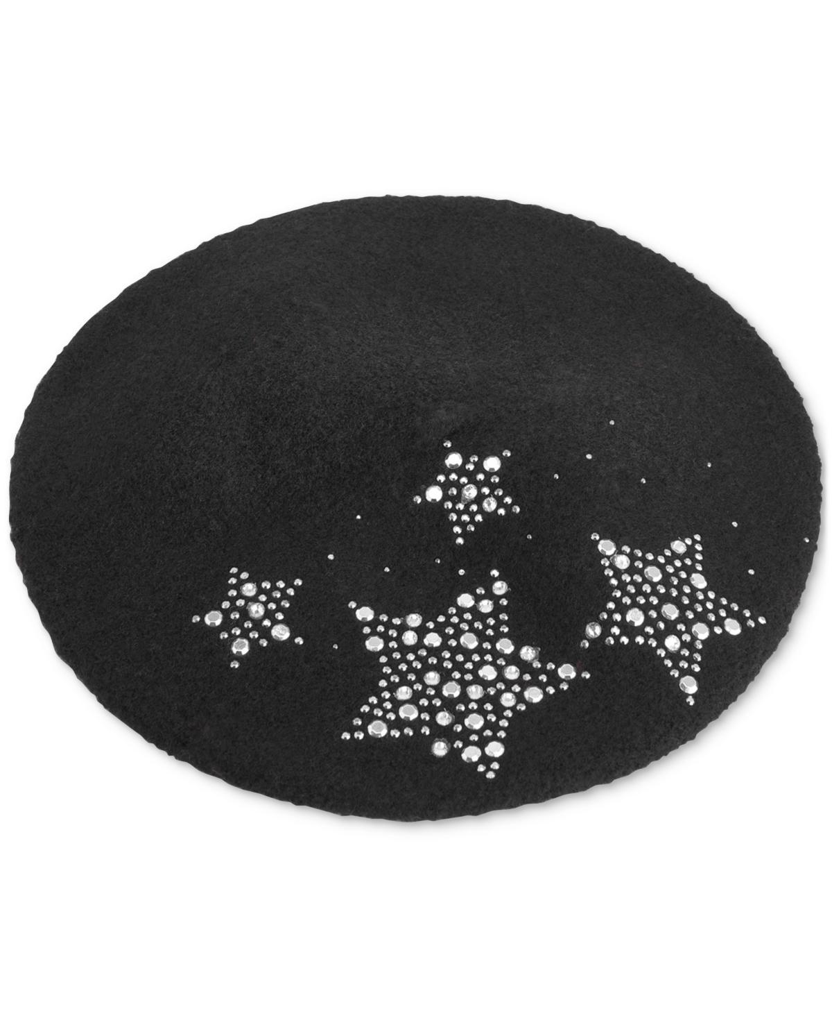 Karl Lagerfeld Paris Womens Sparkle Stars Beret Product Image
