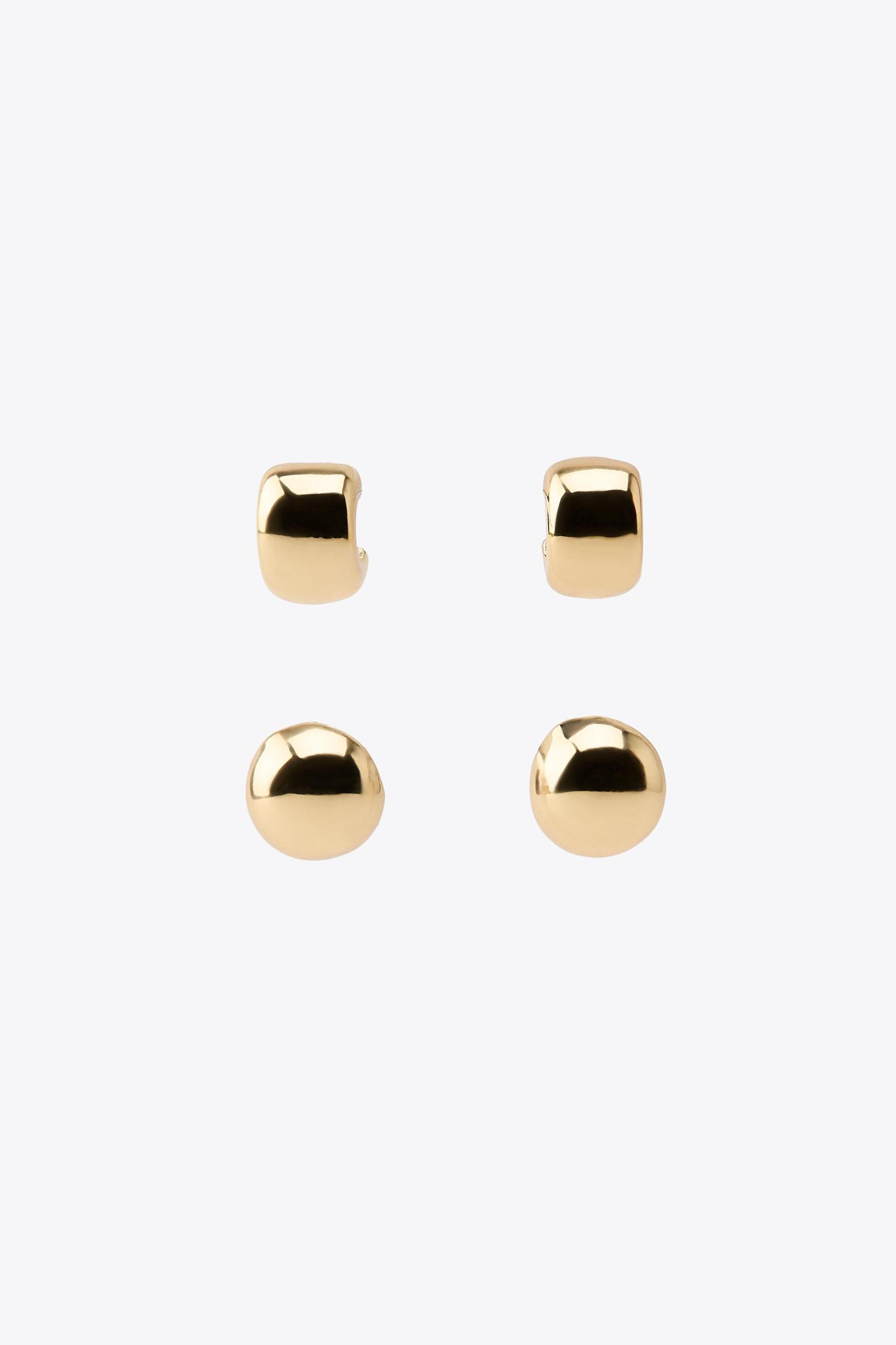 PACK OF HALF HOOP EARRINGS Product Image