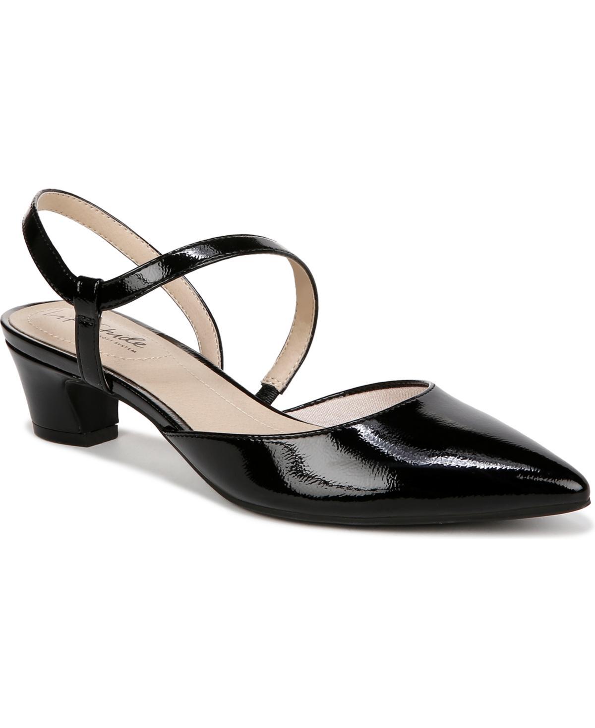 LifeStride Minimalist Women's Slingback Pumps, Size: 9.5, Silver Shimmer Product Image