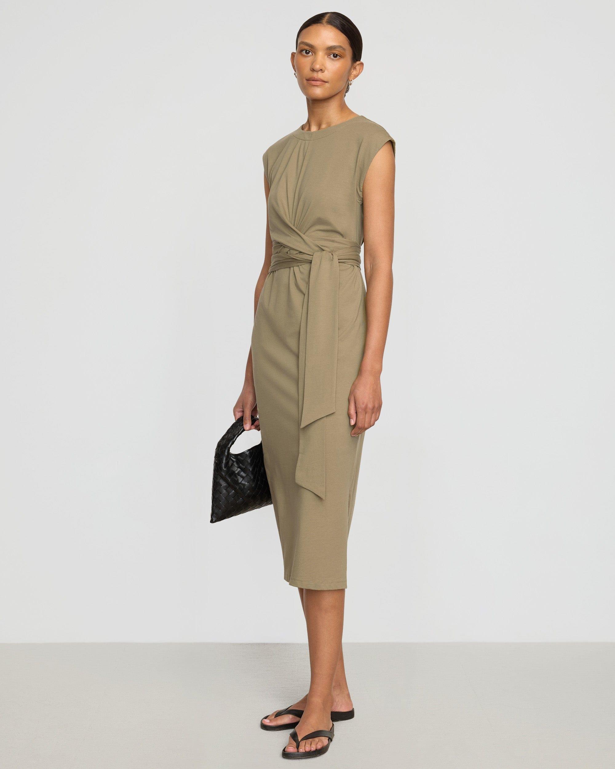 Fei Tie-Front Organic Cotton Dress Product Image