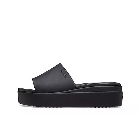 Crocs Brooklyn Women's Slide Sandals, Size: 6, Black Product Image
