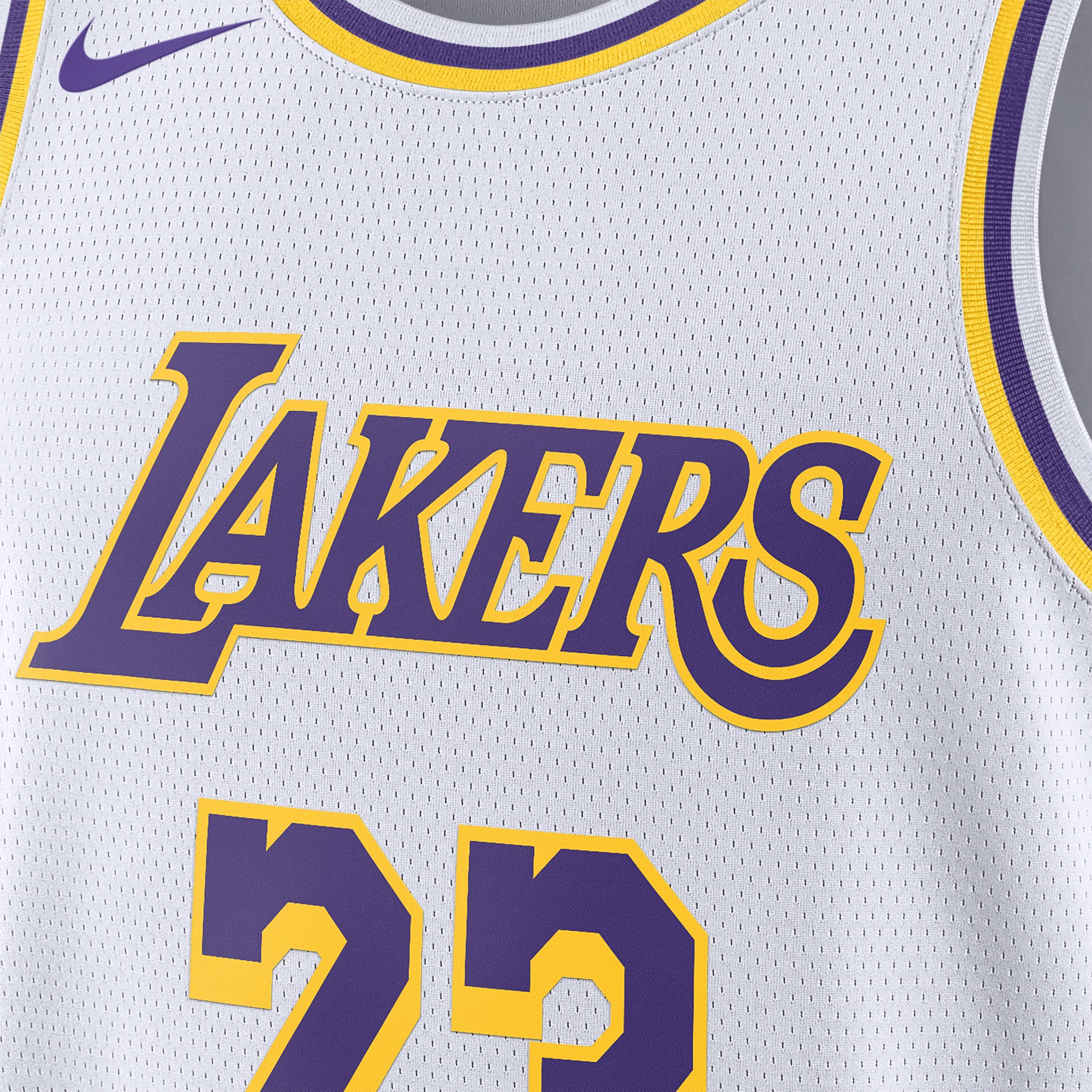 LeBron James Los Angeles Lakers 2022/23 Association Edition Nike Men's Dri-FIT NBA Swingman Jersey Product Image