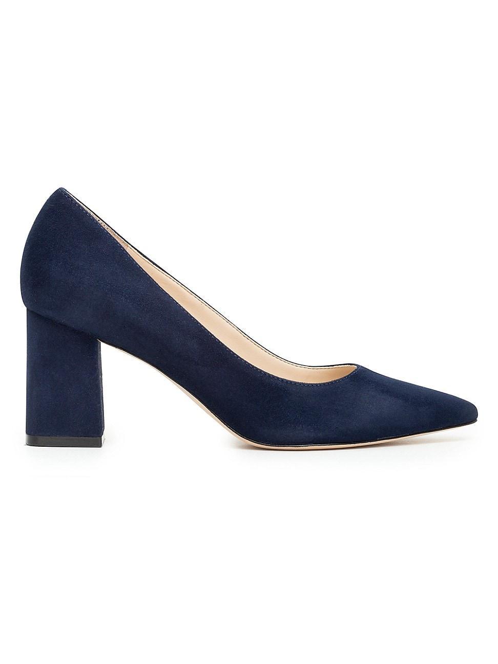 Womens Zala 70MM Suede Block-Heel Pumps Product Image