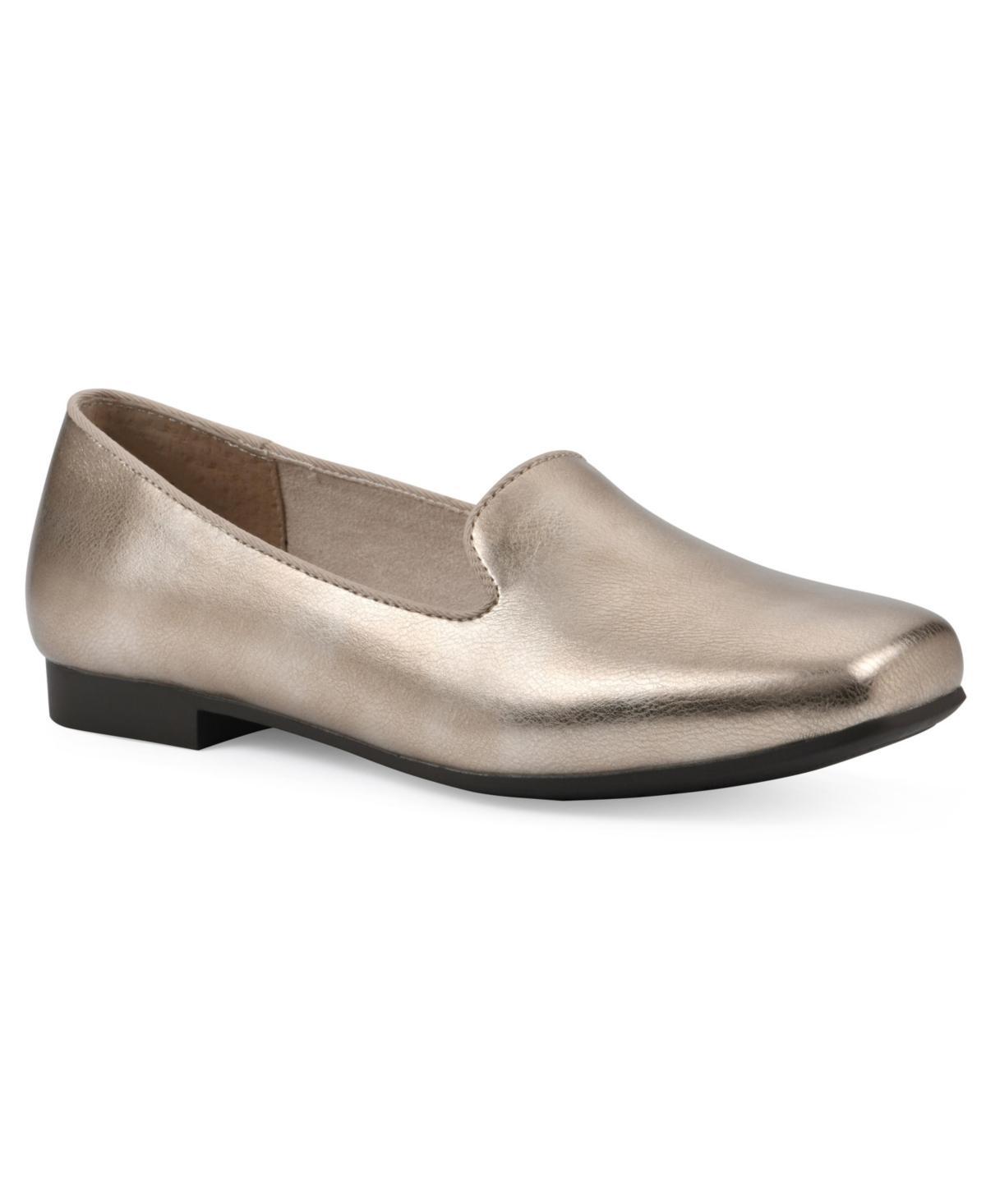 Cliffs by White Mountain Bessey Women's Loafers, Size: 9.5 Wide, Black Suedette Product Image
