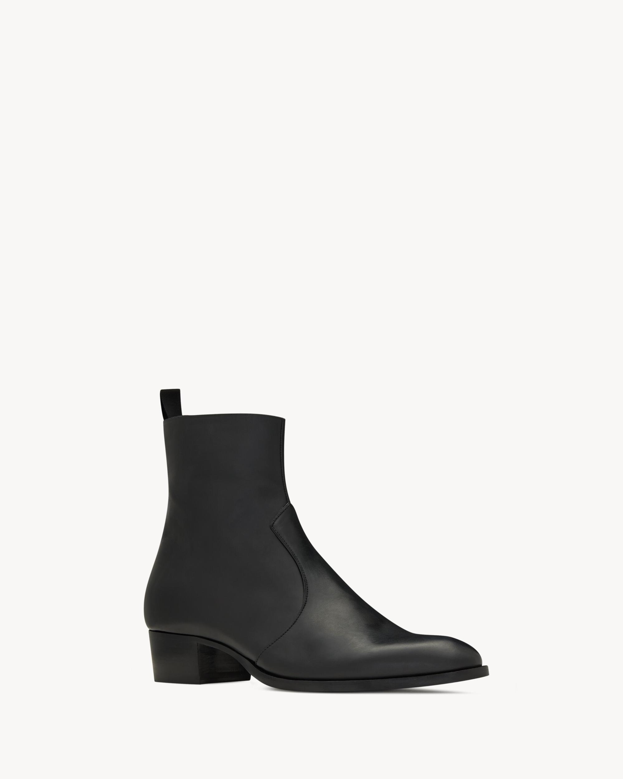 WYATT boots in smooth leather Product Image