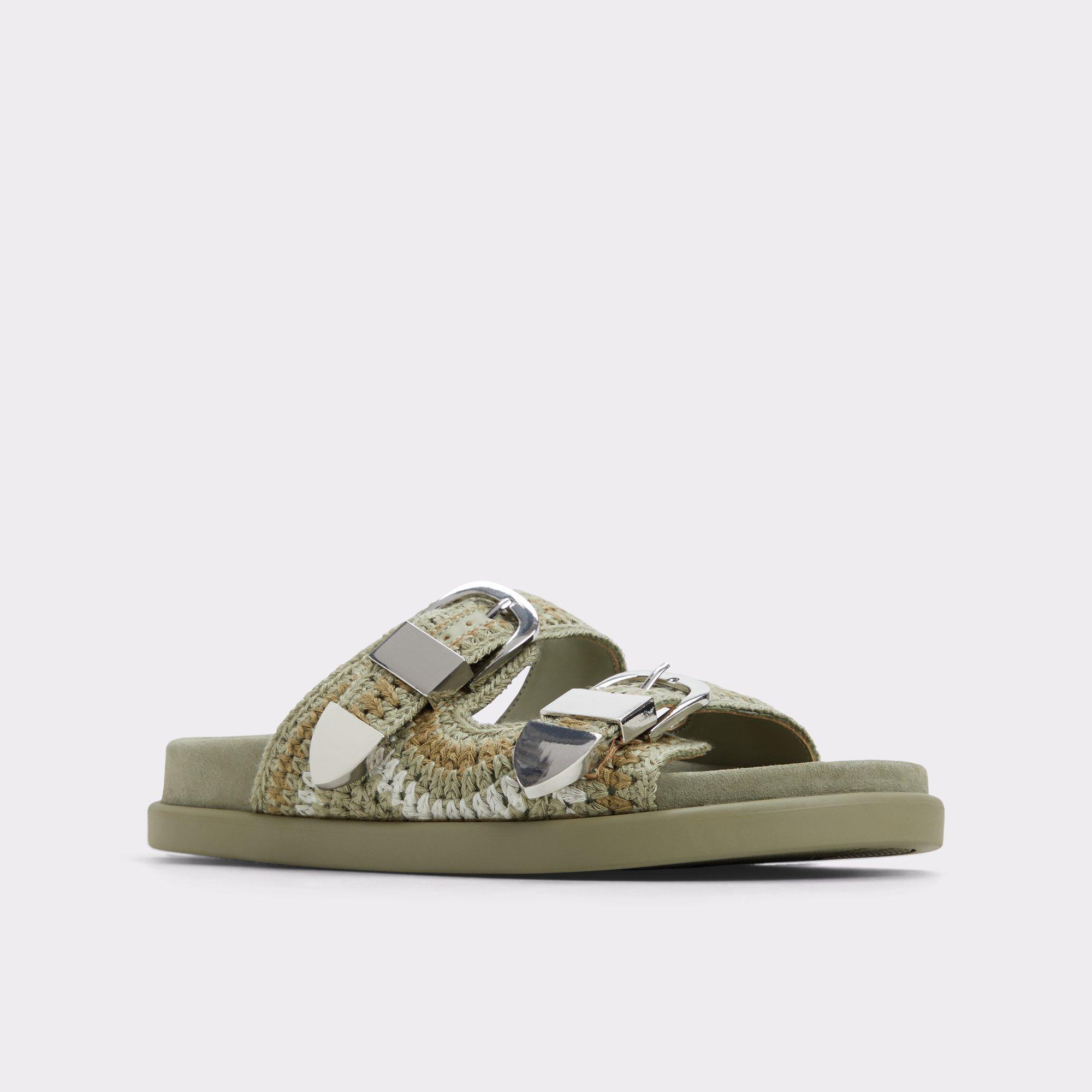 ALDO Bohodream - Women's Footbed Sandal Sandals - Beige, Size 8.5 Product Image