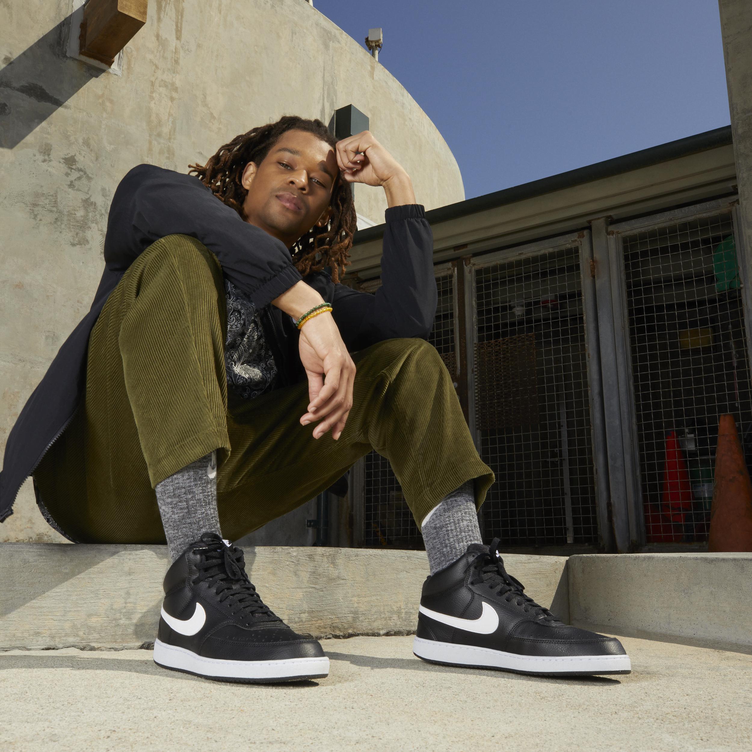 Nike Men's Court Vision Mid Next Nature Shoes Product Image