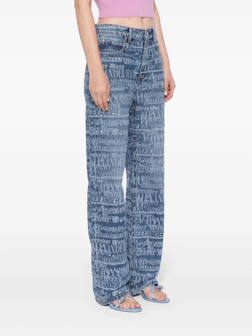 EZ logo-print jeans Product Image