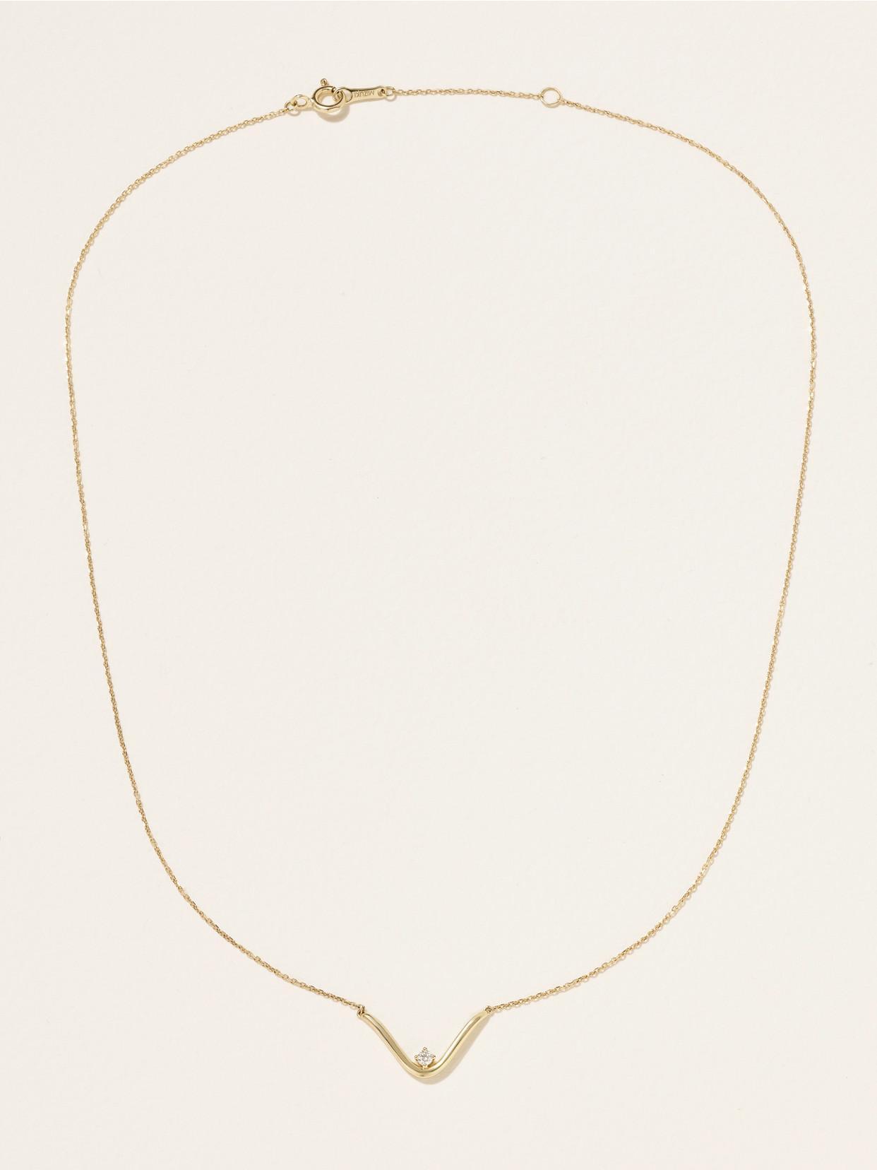 MIZUKI 14-karat Gold Diamond Necklace Product Image