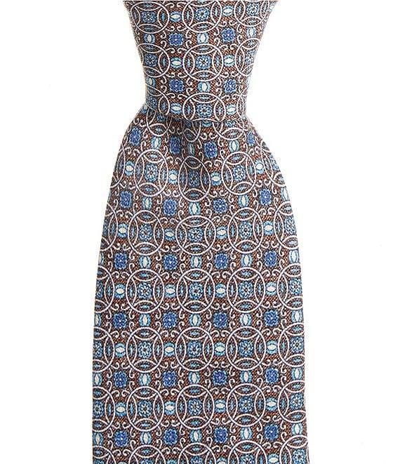 Edward Armah Connected Neat 3.3#double; Silk Tie Product Image