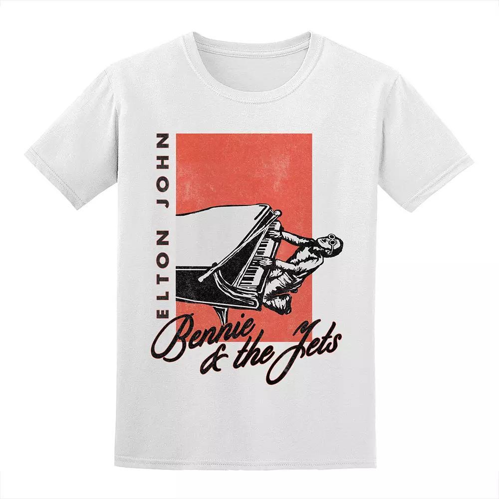 Men's Elton John Tee, Size: Large, White Product Image