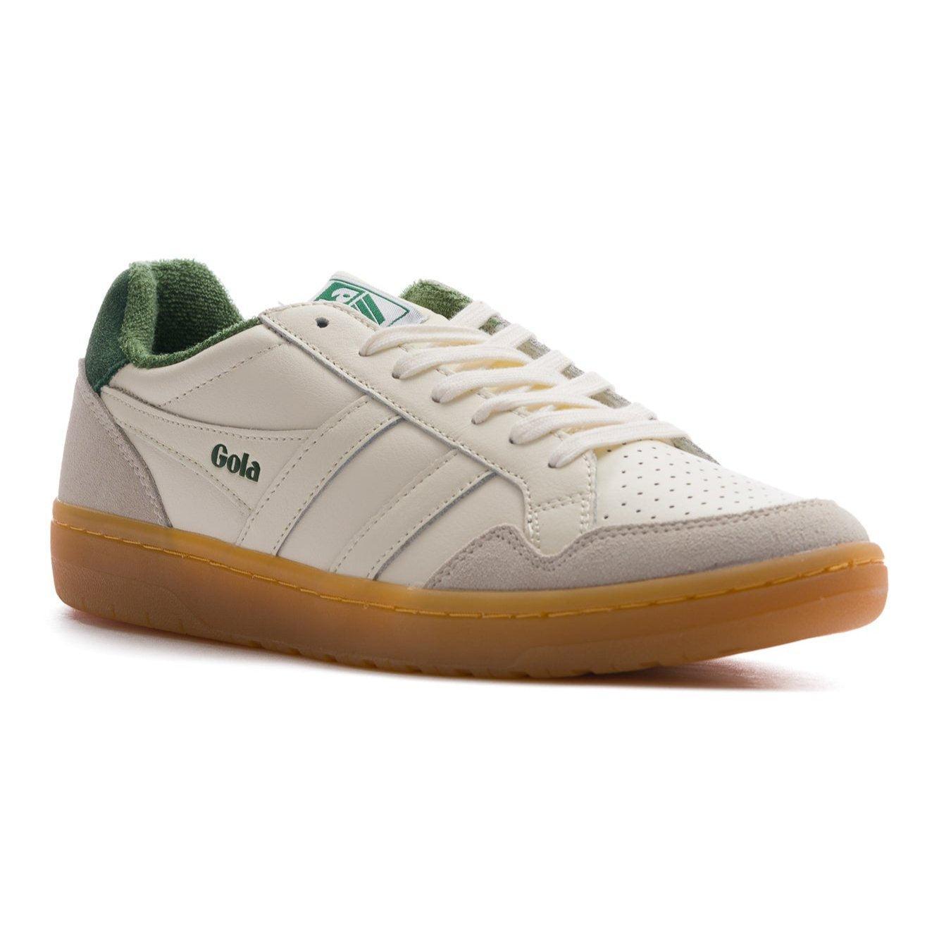 Gola Classics Women's Eagle '86 Sneakers - Off White/Evergreen/Gum Product Image
