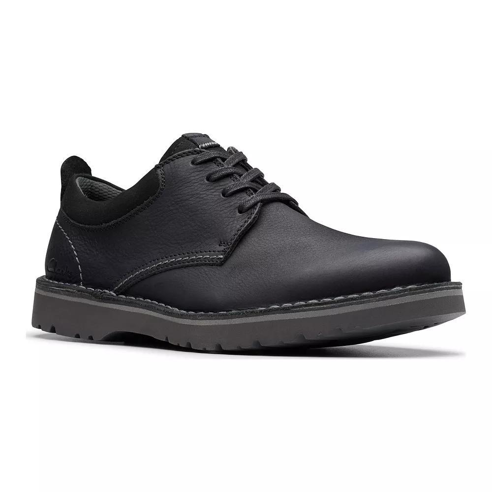Clarks® Eastford Low Men's Leather Shoes, Size: 9, Black Product Image