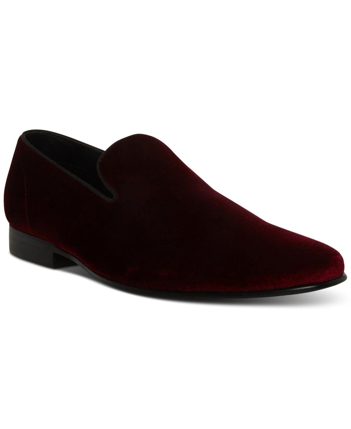 Steve Madden Mens Laight Velvet Slip On Loafers Product Image