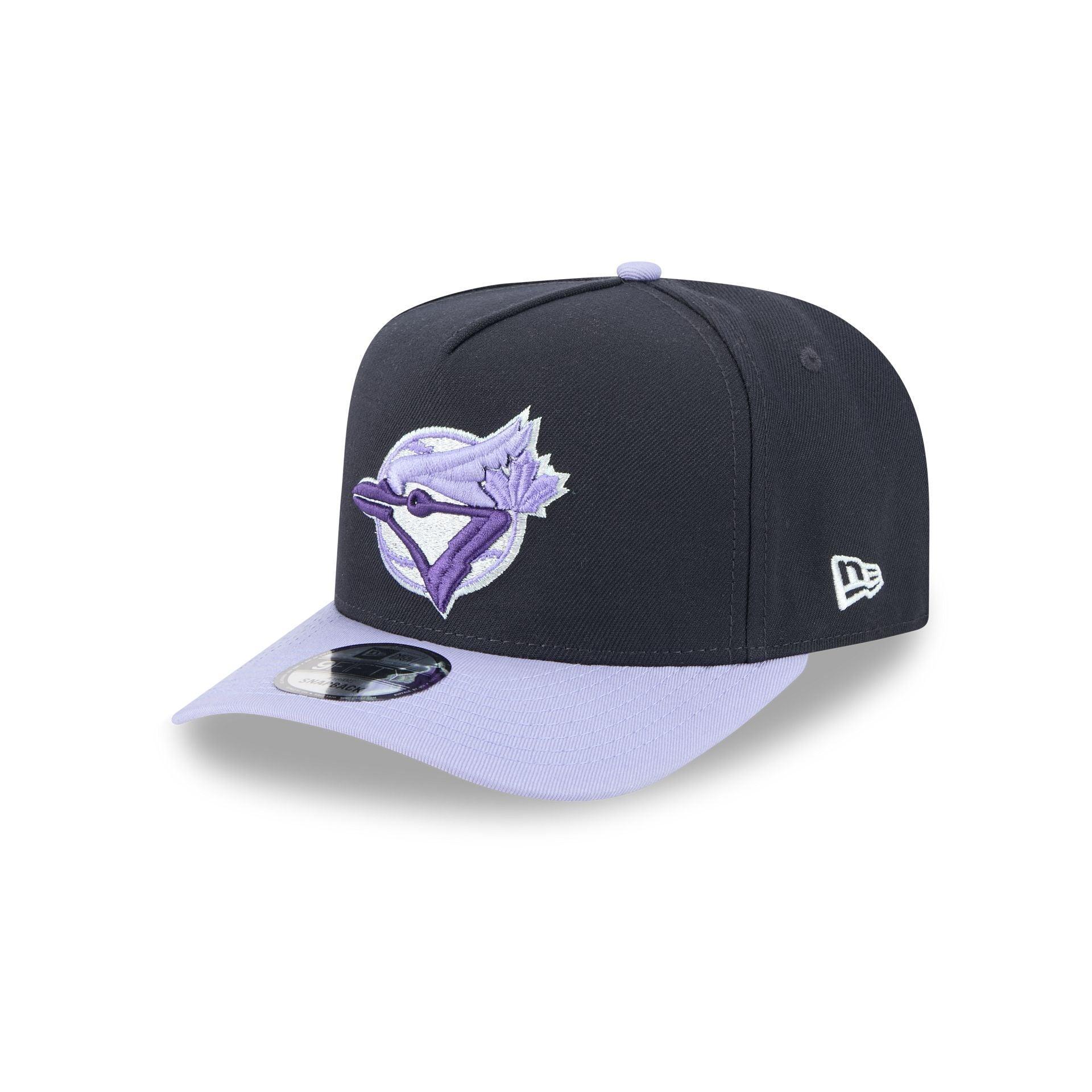 Toronto Blue Jays Navy Lavender 9FIFTY A-Frame Snapback Hat Male Product Image