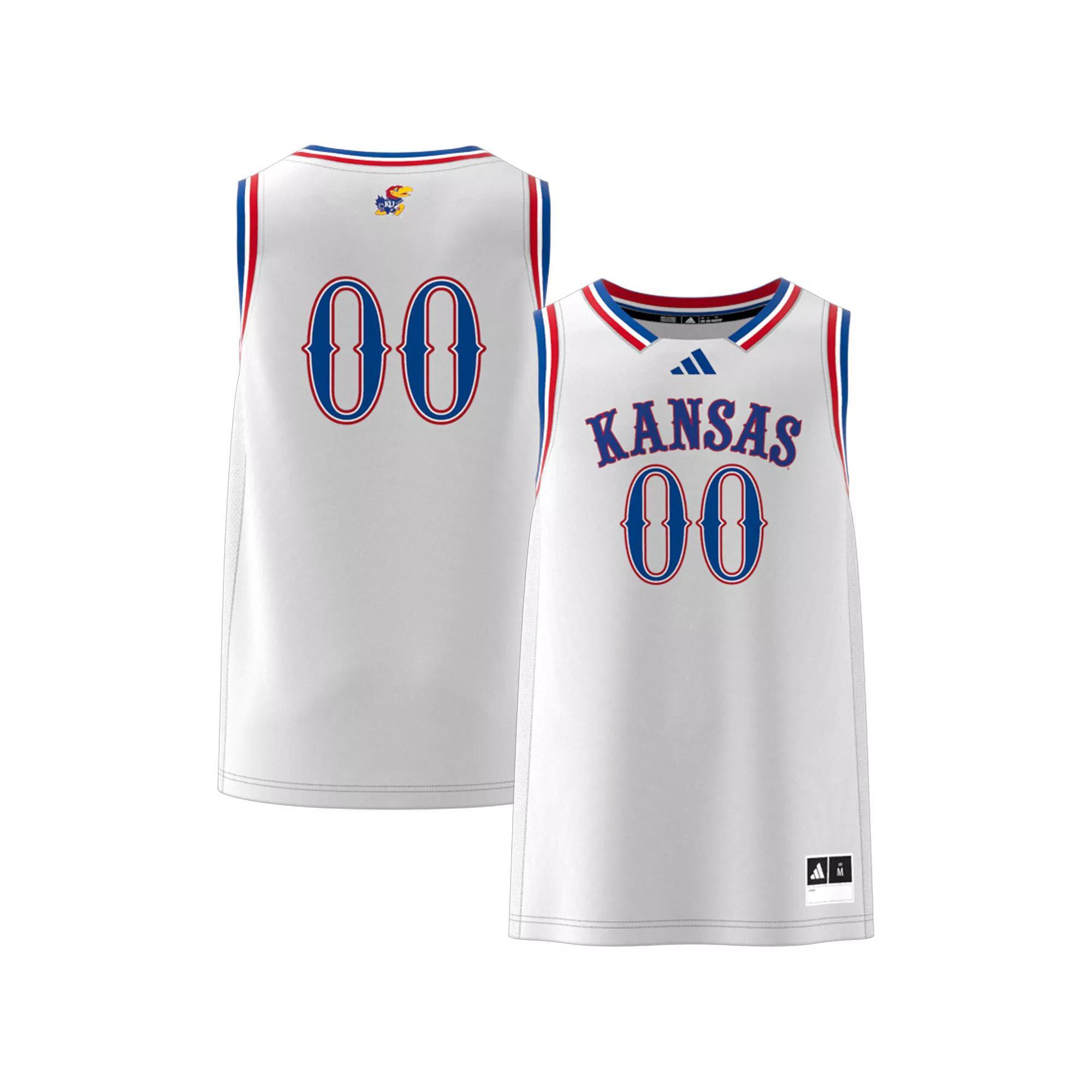 Mens adidas #00 Kansas Jayhawks Swingman Jersey Product Image