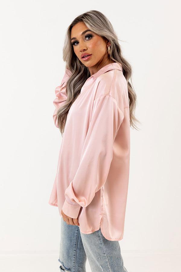 Reaching Out To You Shift Top In Pink Product Image