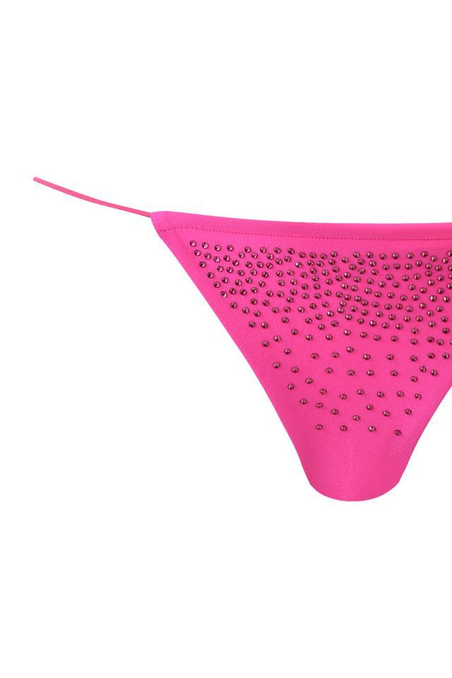 BAMBI DIAMANTE BIKINI BOTTOM - NEON PINK Product Image