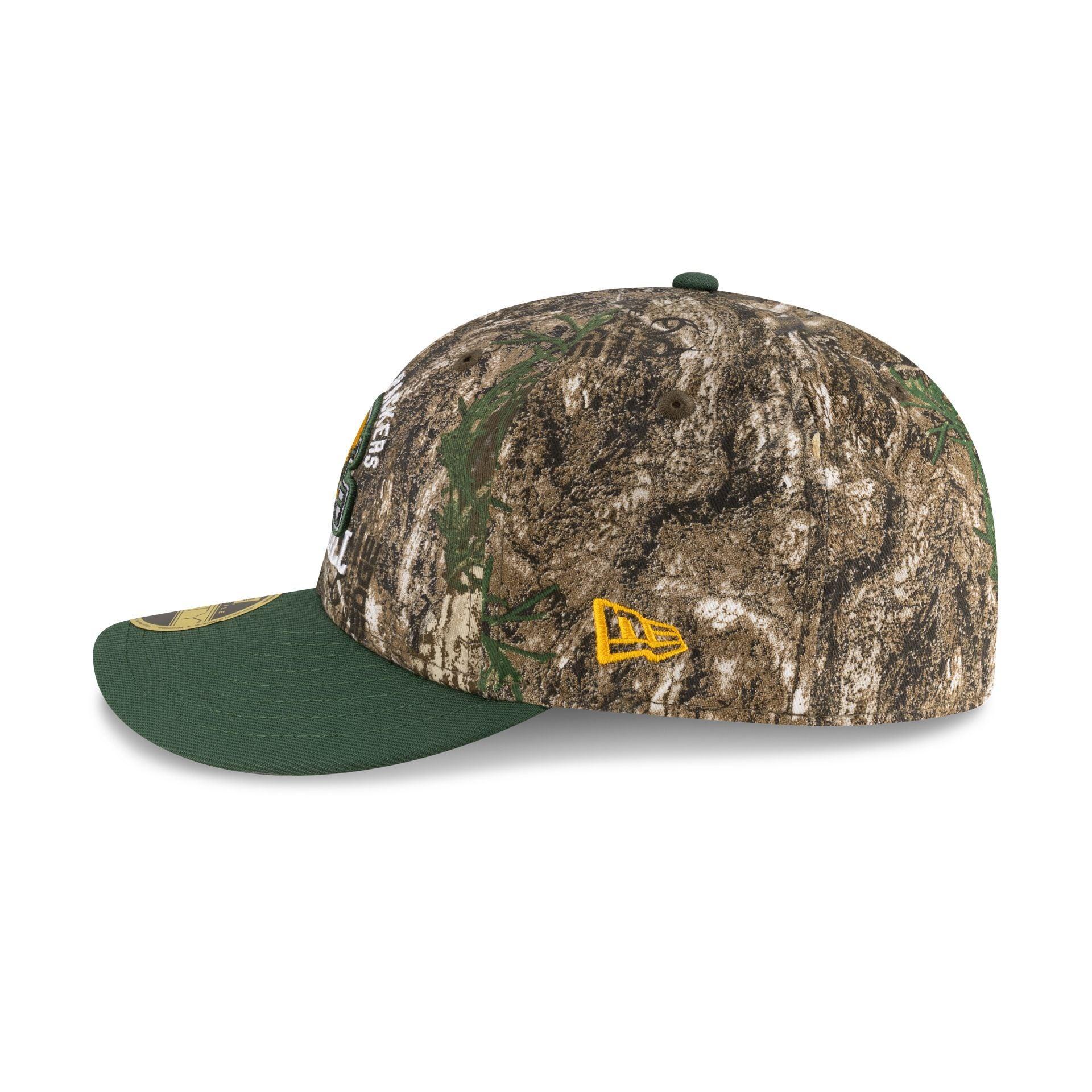 Just Caps Realtree Green Bay Packers Low Profile 59FIFTY Fitted Hat Male Product Image