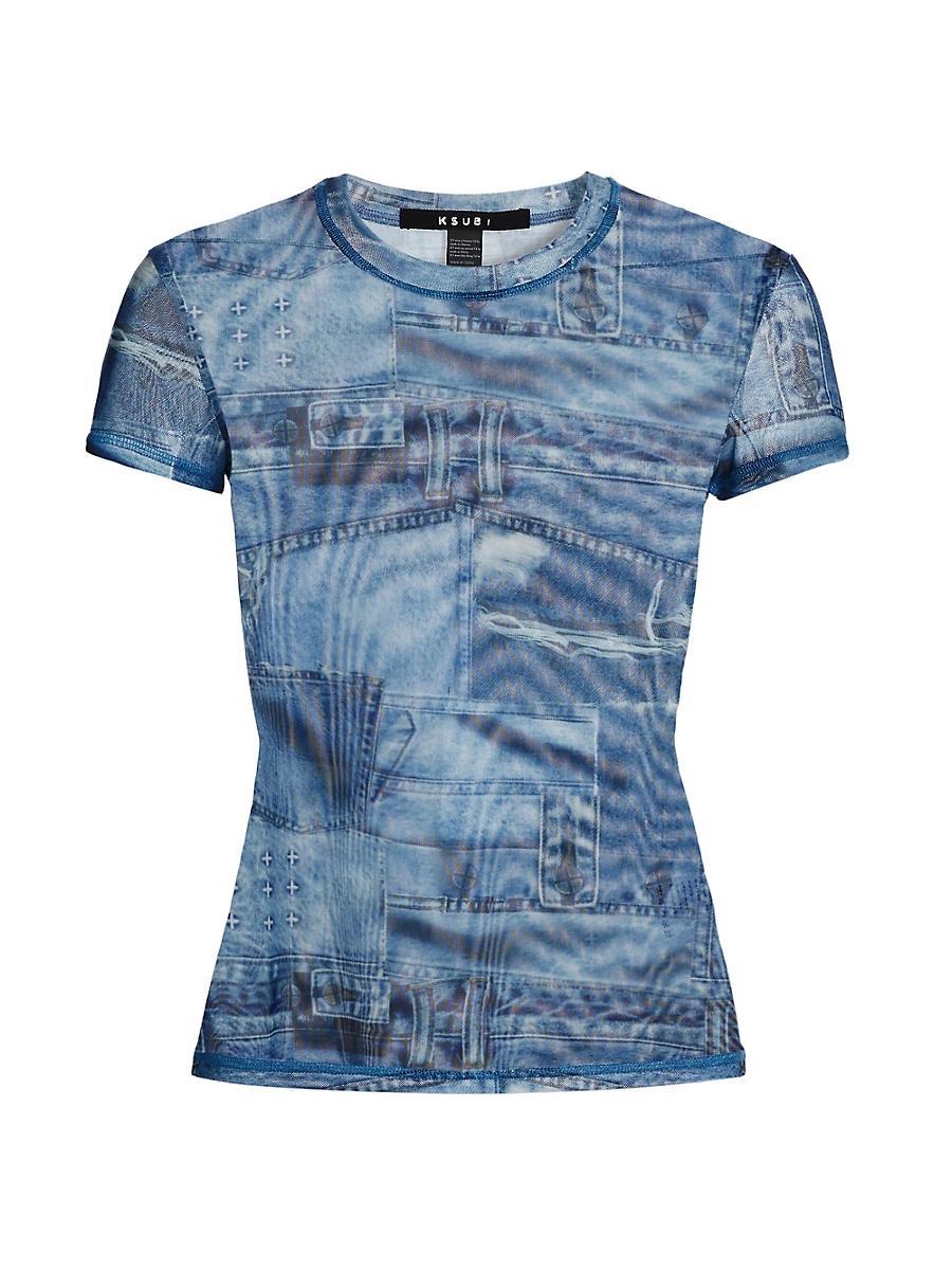 Womens Studio Mesh T-Shirt Product Image