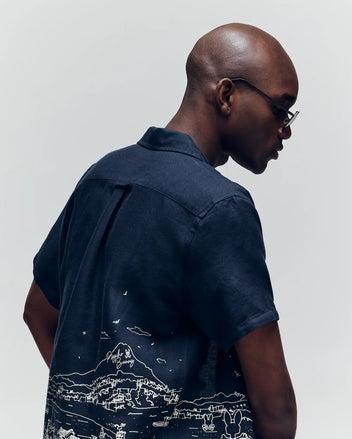 NAXOS LINEN BLEND SHIRT - MT0300014 Product Image