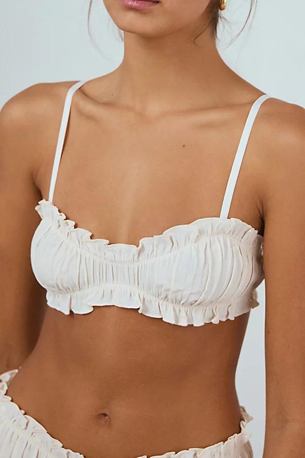 Out From Under Alix Scrunchie Ruffle Bralette Womens at Urban Outfitters Product Image