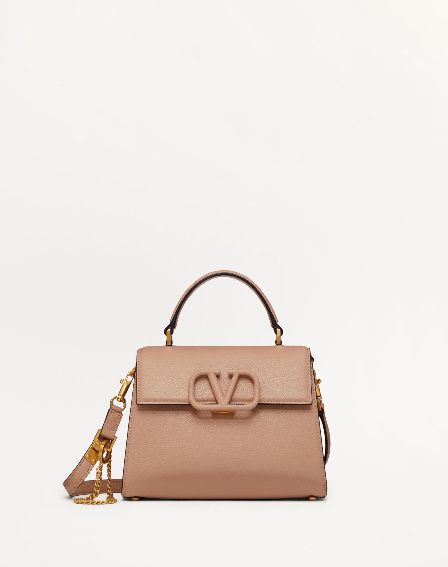 Small Vsling Grainy Calfskin Handbag Product Image