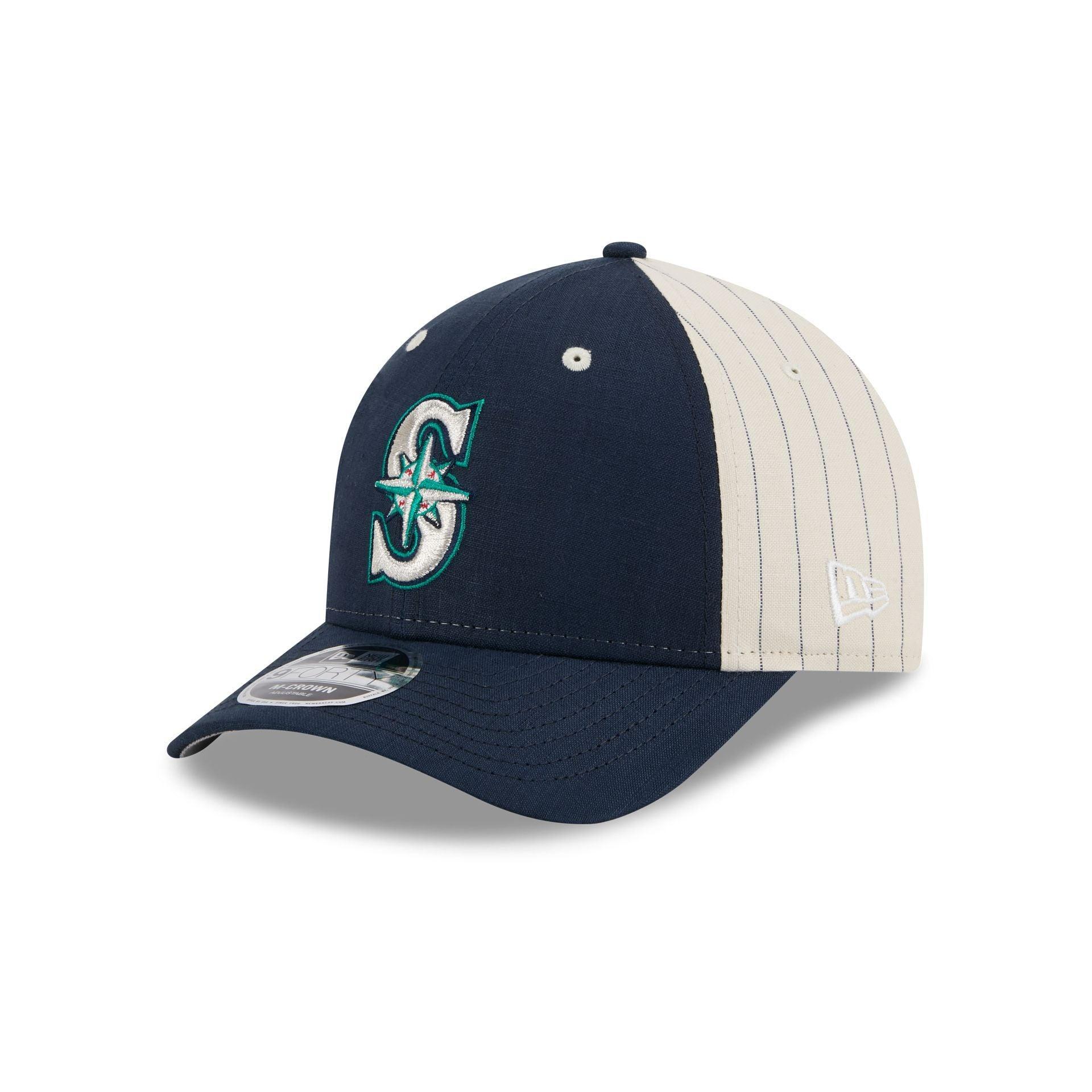 Atlanta Braves Linen 9FORTY M-Crown Snapback Hat Male Product Image